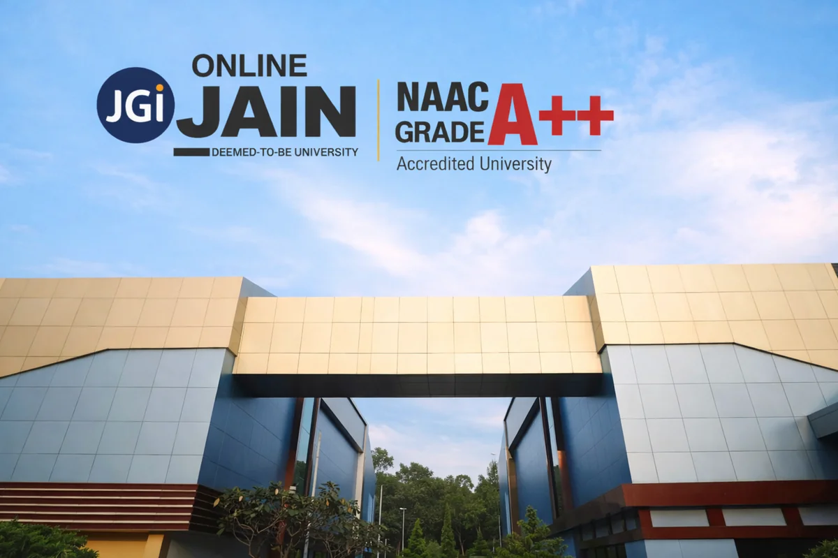 Jain University Online campus with NAAC A++ accreditation