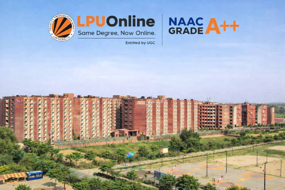 LPU Online campus with NAAC A++ accreditation and UGC entitlement