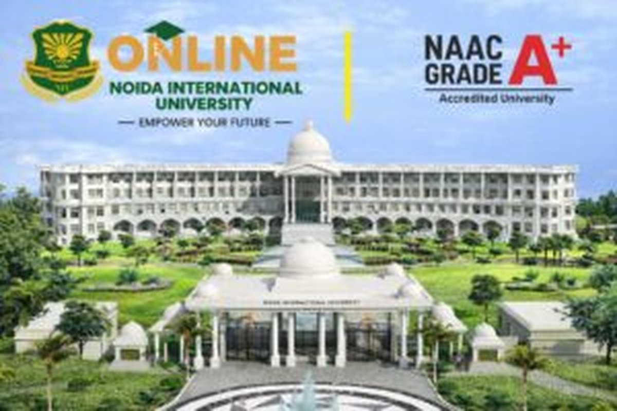 Noida International University Online campus with NAAC A+ accreditation