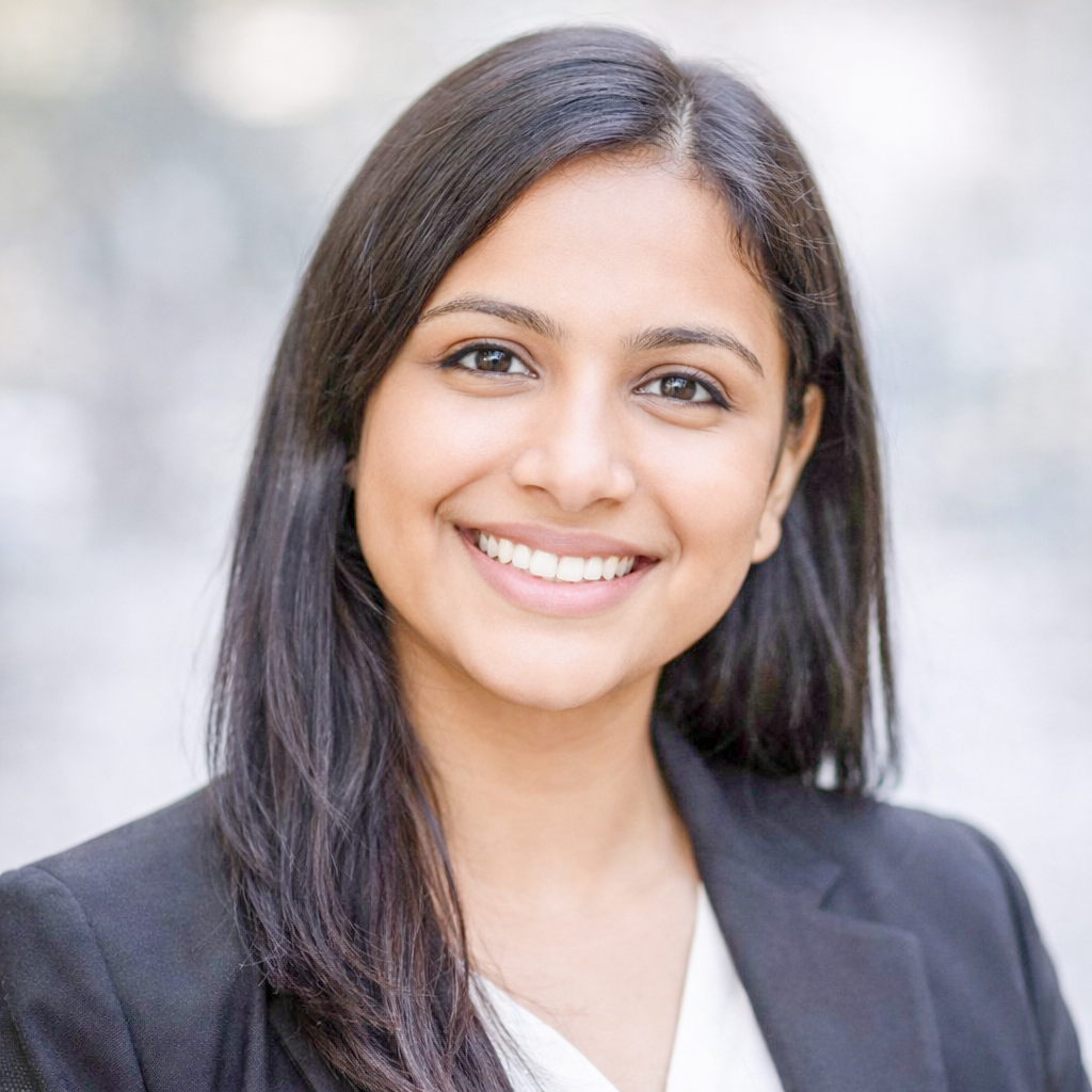 Neha Singh, a working professional, smiling confidently in a professional headshot