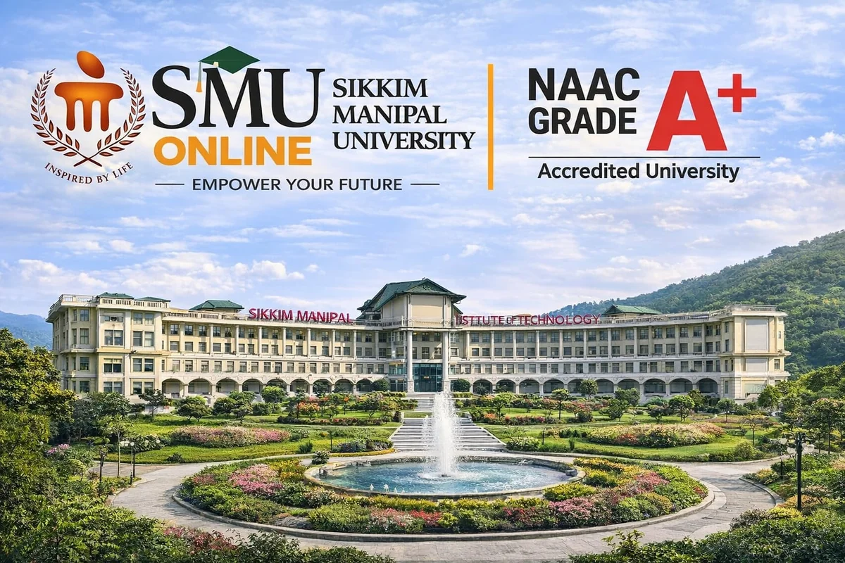 SMU Online Sikkim Manipal University campus with NAAC Grade A+ accreditation