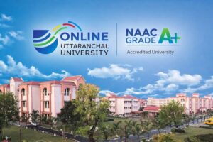 Online Uttaranchal University campus with NAAC Grade A+ accreditation