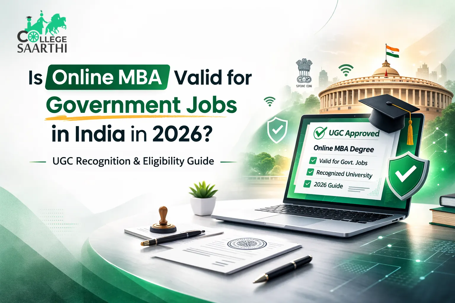 Online MBA valid for government jobs in India 2026 – UGC approved online MBA degree eligibility guide