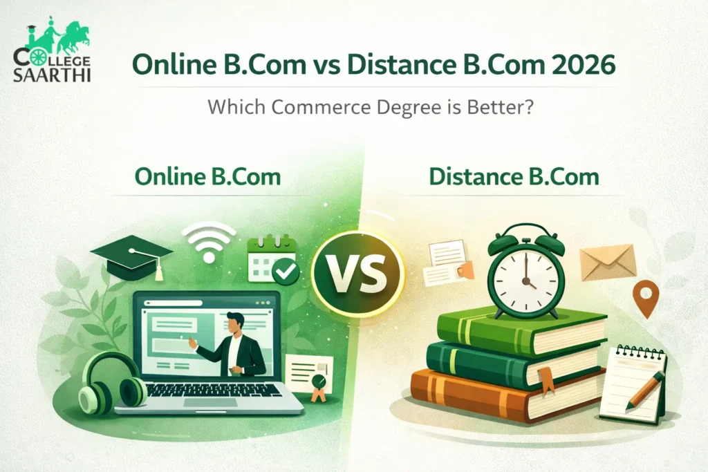 Online B.Com vs Distance B.Com 2026: Which is Better?